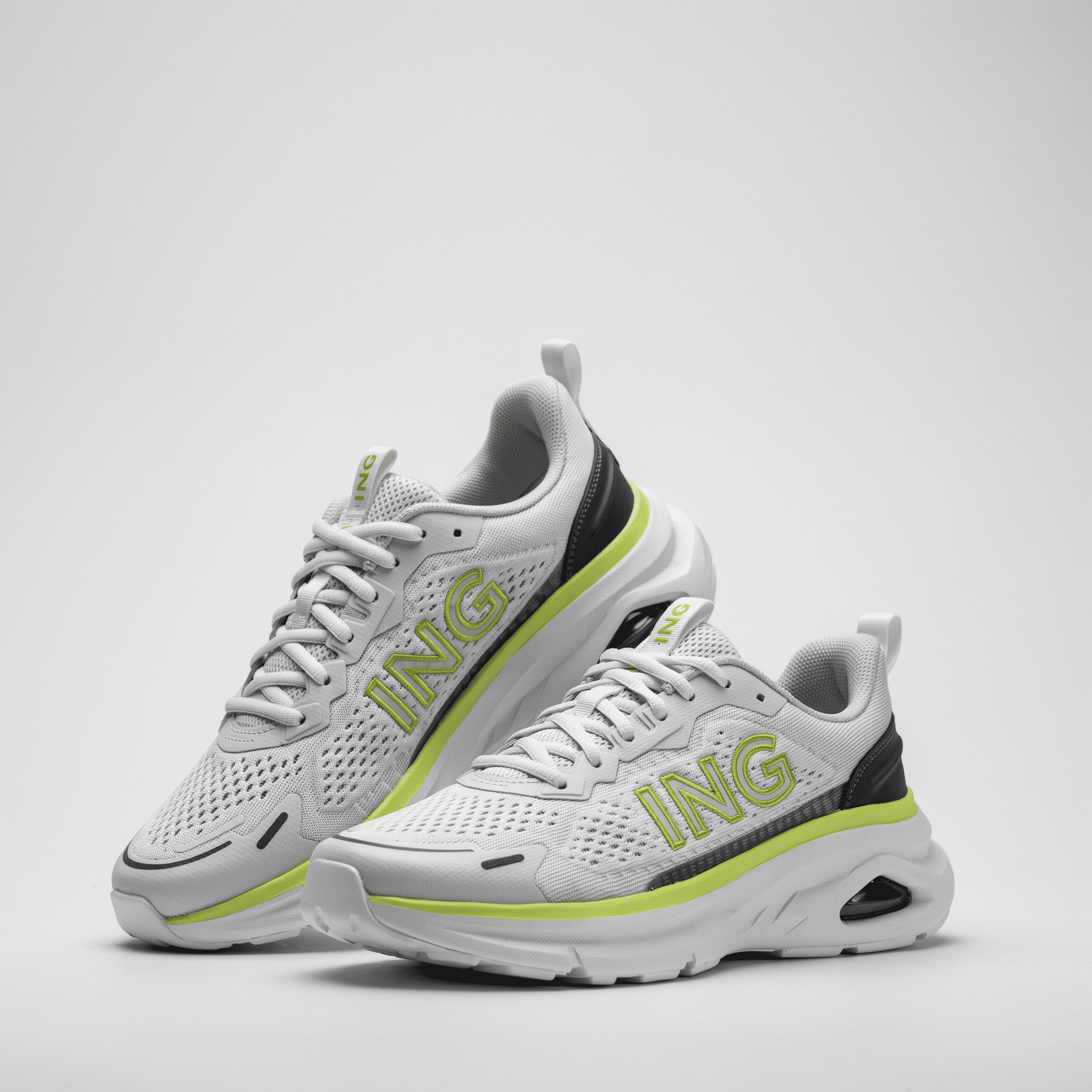 ING Aero Pulse White Neon running shoes