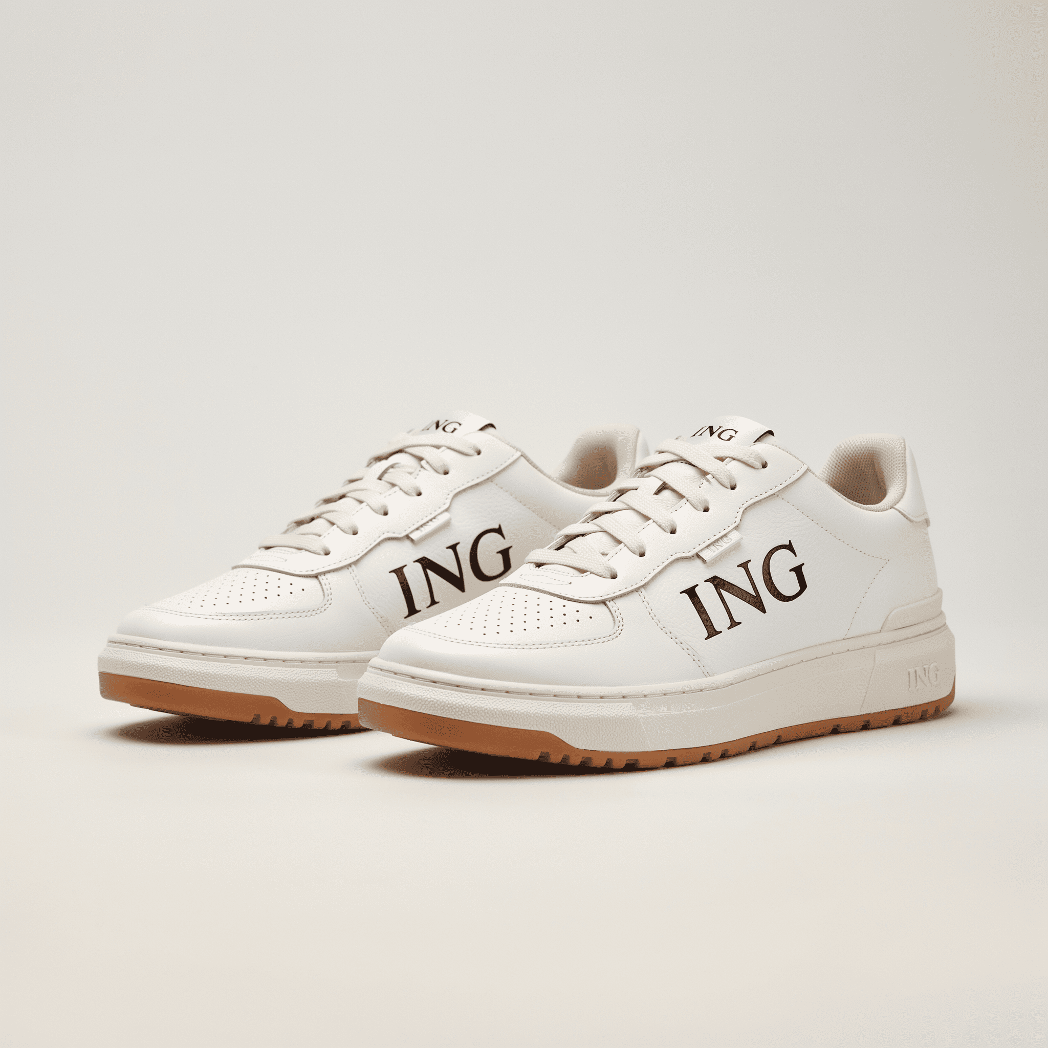 ING Court Legend White leather sneakers