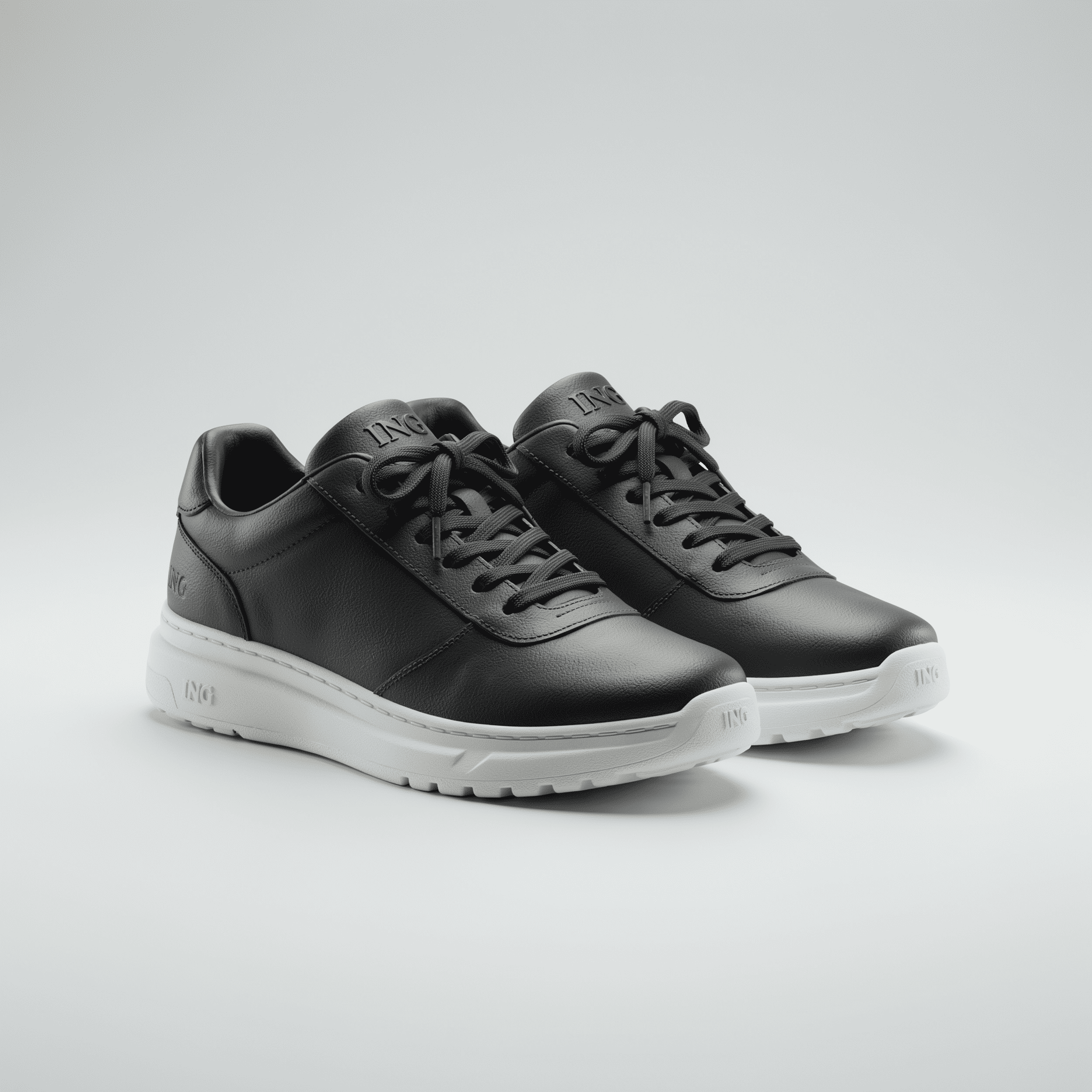 ING Shadow Step Black White sneakers